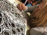 Tapestry / Bee Art / Crystal Art / Festival Tapestry