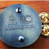 Revolution Number 11 Hat Pin | Artist Francis Doody Design | Antique Gold Finish