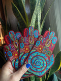 Palm Reader Patch | Hand-Drawn Design by Melanie Bodnar | Iron-on & Stash Patch