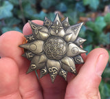 Lotus Light Of Truth Sacred Geometry Hat Pin