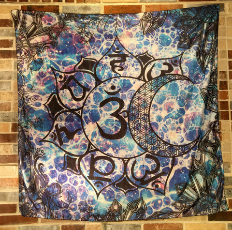 Sun And Moon Lotus Chakras Tapestry - Enlighten Clothing Co.
