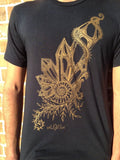 Organic Sacred Geometry Crystal Ratio Tee