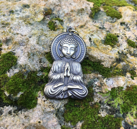 Awaken Mediating Buddha Pendant. Original Design By Melanie Bodnar - homeandgiftonline