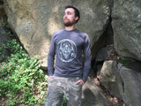 Hamsa Organic Cotton Long Sleeve Seeds Of Life Sacred Geometry Shirt