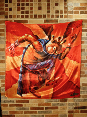 Far Out Dancing Alien Tapestry - Enlighten Clothing Co.