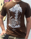 DNA Tree, Ringspun Organic Cotton Bamboo Tee, Tree Of Life, Double Helix, Space Mushroom, Golden Ratio