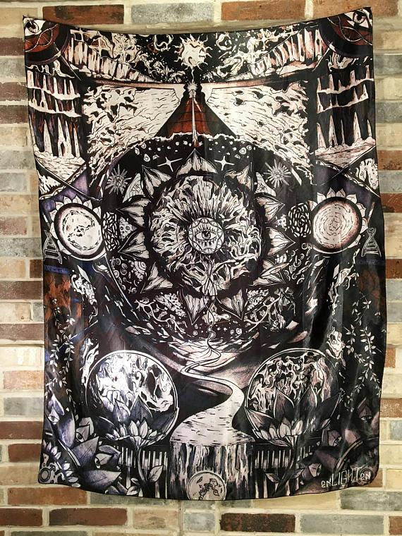 Envision Psychedelic All Seeing Eye Tapestry