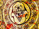 Hamsa Sacred Geometry Tapestry