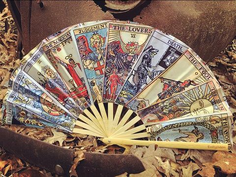 Tarot Card Giant Bamboo Fan - homeandgiftonline