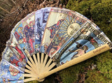 Tarot Card Giant Bamboo Fan - Enlighten Clothing Co.