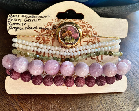 Mushroom Bracelet Set