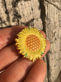 Sunflower of Life Hat Pin – Sacred Geometry Jewelry by Enlighten