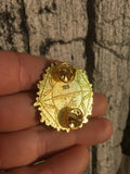 Sunflower of Life Hat Pin – Sacred Geometry Jewelry by Enlighten