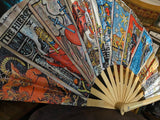 Tarot Fan Version 2 – Large Festival Hand Fan – Tarot Card Design by Enlighten Clothing Co.