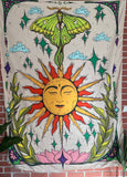 Tapestry / Luna Moth / Sun / Festival Tapestry