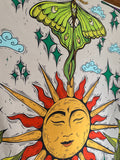 Tapestry / Luna Moth / Sun / Festival Tapestry