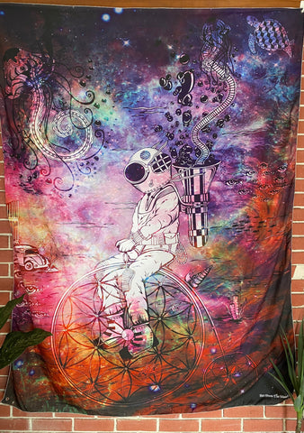 Tapestry / Penny Farthing / Flower Of Life / Jellyfish / Festival Tapestry