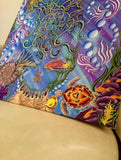 Tapestry / Hidden Stealy / Jellyfish Art / Steal Your Face Art / Festival Tapestry