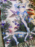 Pashmina / Alice In Mushroomland Pashmina / Original Art By Melanie Bodnar / Festival Pashmina / Enlighten Clothing Co