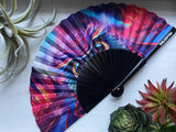 Night Owl Folding Hand Fan – Festival Essential, Silent, and Stylish