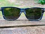 Zebra Engraved Wooden Sunglasses - Hives Mind – Limited Edition by Enlighten Clothing Co.