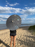 Star Field High Visibility Bamboo Parasol, Great For Raves, Music Festivals, And All Outdoor Events / Enlighten Clothing Co