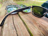 Zebra Engraved Wooden Sunglasses - Hives Mind – Limited Edition by Enlighten Clothing Co.