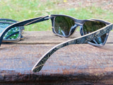 Zebra Engraved Wooden Sunglasses - Hives Mind – Limited Edition by Enlighten Clothing Co.