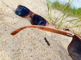 Brown Engraved Wooden Sunglasses - LOTUS – Limited Edition by Enlighten Clothing Co.