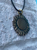 Sunflower Of Life Pendant Original Sacred Geometry Jewelry by Enlighten