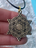 Cubular Sacred Geometry Pendant By Enlighten Clothing Co. Artist Glenn L. Thomson
