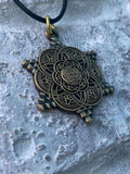 Cubular Sacred Geometry Pendant By Enlighten Clothing Co. Artist Glenn L. Thomson