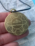 Eternal Teacher Pendant Original Sacred Geometry Jewelry by Enlighten / Hand Drawn By Glenn Thomson