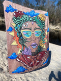 Caught A Vibe Blanket / Painting By Enlighten Artist And Co-Owner Melanie Bodnar.
