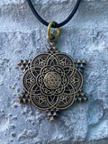 Cubular Sacred Geometry Pendant By Enlighten Clothing Co. Artist Glenn L. Thomson