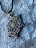 Cubular Sacred Geometry Pendant By Enlighten Clothing Co. Artist Glenn L. Thomson