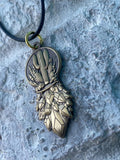 Crystal Cactus Pendant / Hand Drawn Design By Melanie Bodnar / Enlighten Clothing Co. / Cactus Jewelry/ Crystal Jewelry