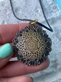 Intergalactic Transporter Pendant Original Sacred Geometry Jewelry by Enlighten / Hand Drawn By Glenn Thomson