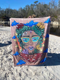 Caught A Vibe Blanket / Painting By Enlighten Artist And Co-Owner Melanie Bodnar.