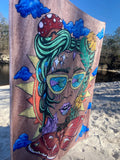 Caught A Vibe Blanket / Painting By Enlighten Artist And Co-Owner Melanie Bodnar.