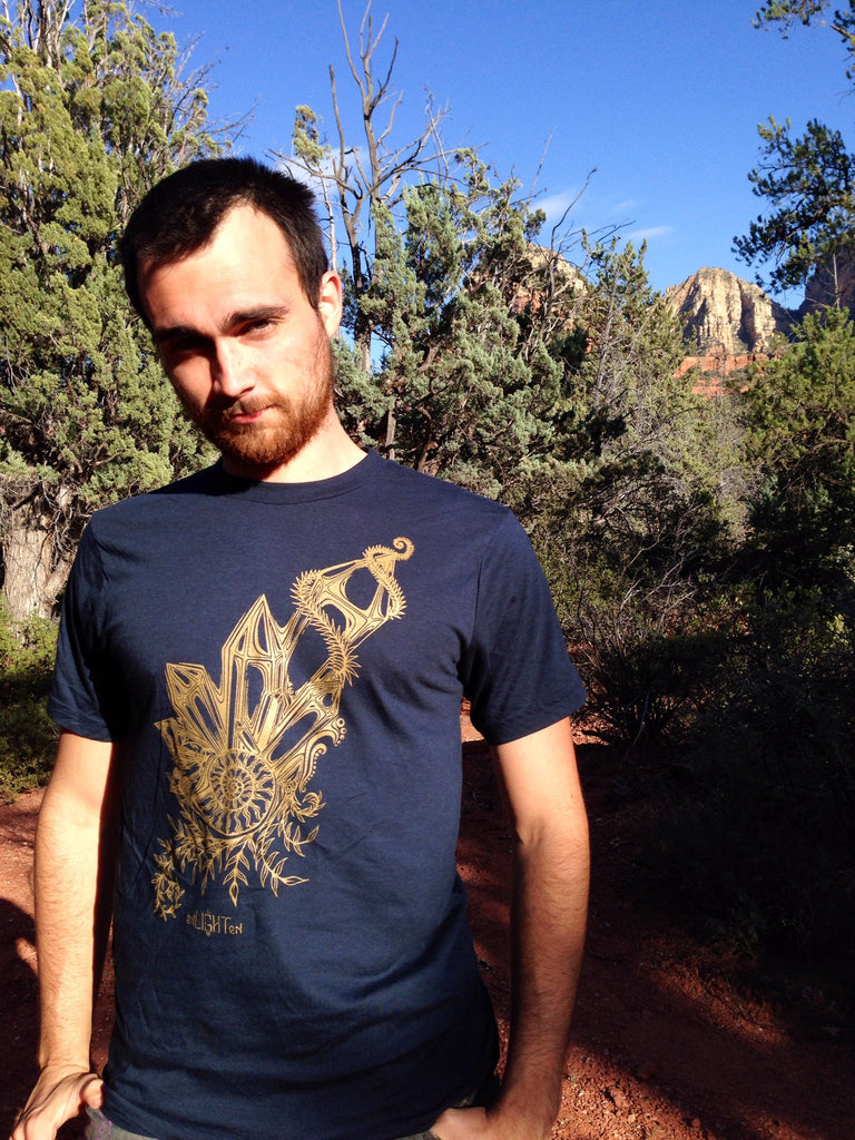 Crystal Slanted Script Tee main image 0