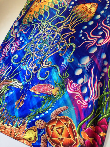 Jellyfishes Garden Tapestry